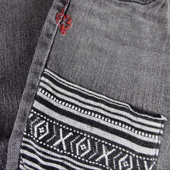 Lucky Brand Zoe Skinny Patchwork Denim Jeans NWT - Picture 3 of 8